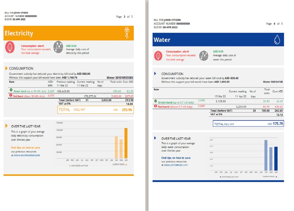  Minol USA business utility bill 